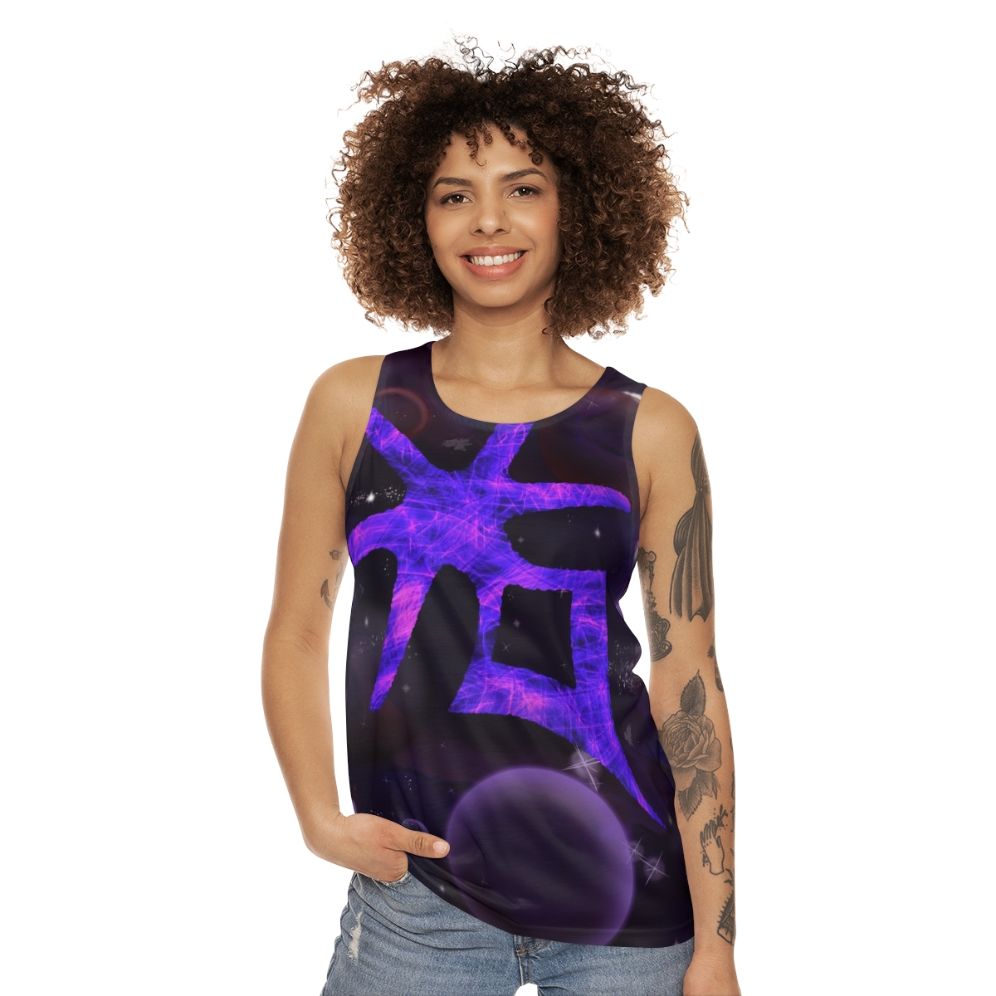 Dark Knight Galaxy Unisex Tank Top - women