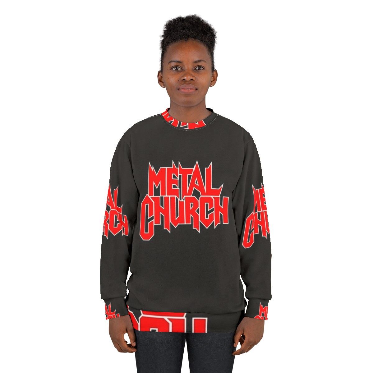 Metalchurch heavy metal band sweatshirt - women