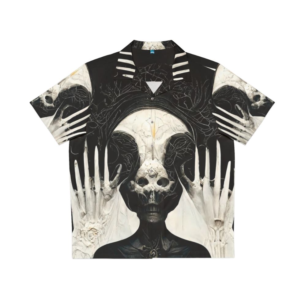 Hr Giger Necronomicon Dark Art Hawaiian Shirt