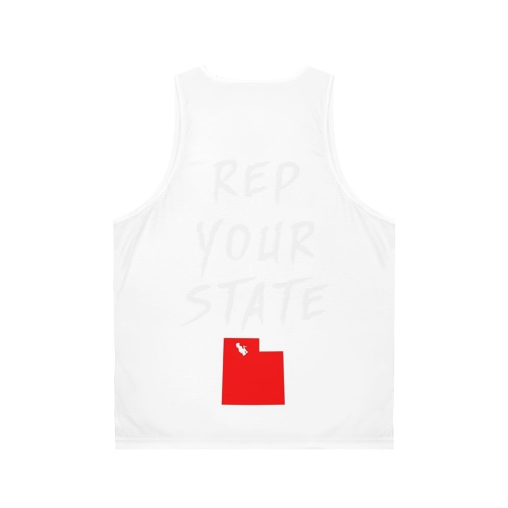 Unisex Utah state pride tank top - Back