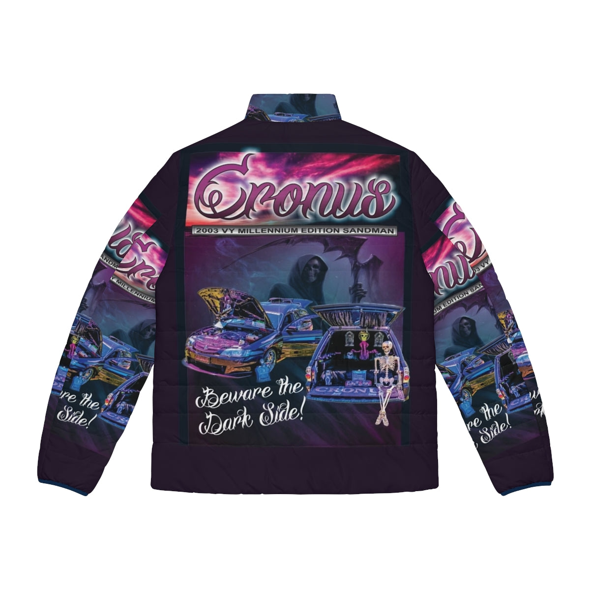 Cronus Millennium Van Puffer Jacket - Custom Streetmachine with Holden LS1 Engine - Back