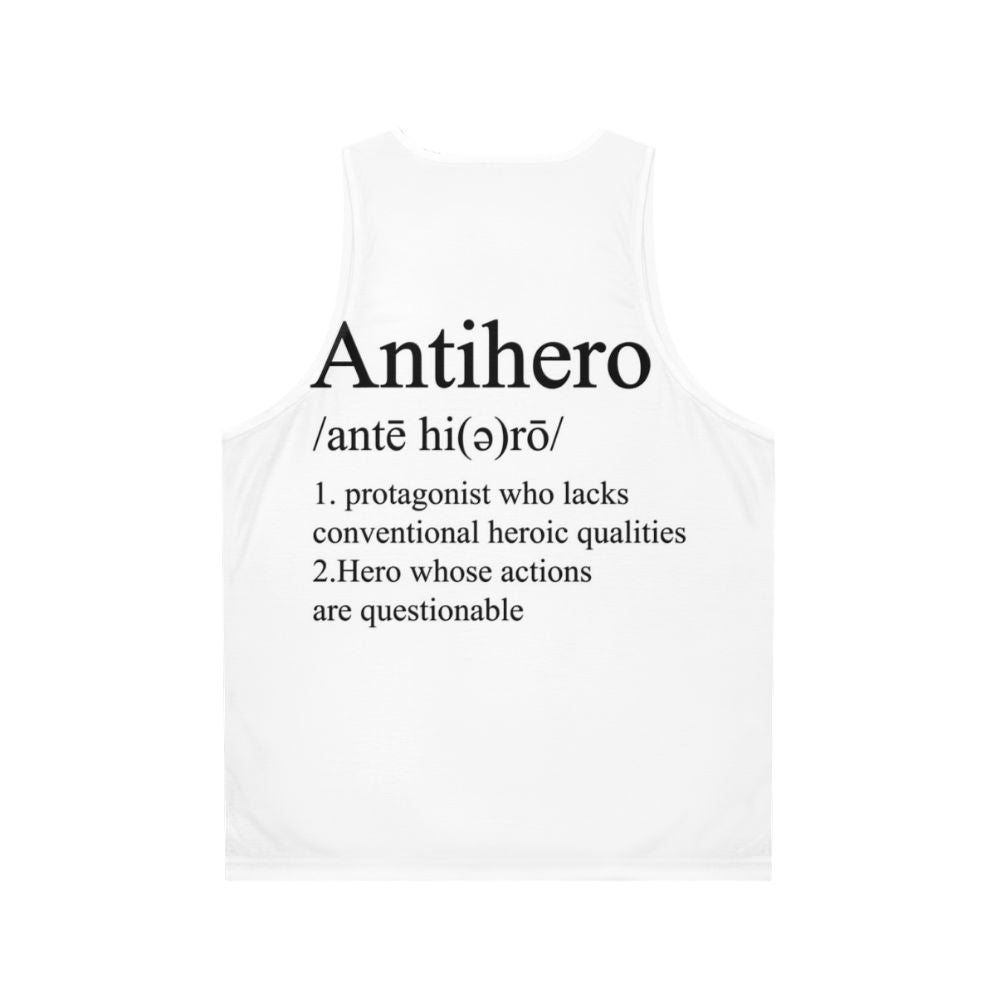 Antihero Definition Unisex Tank Top - Back