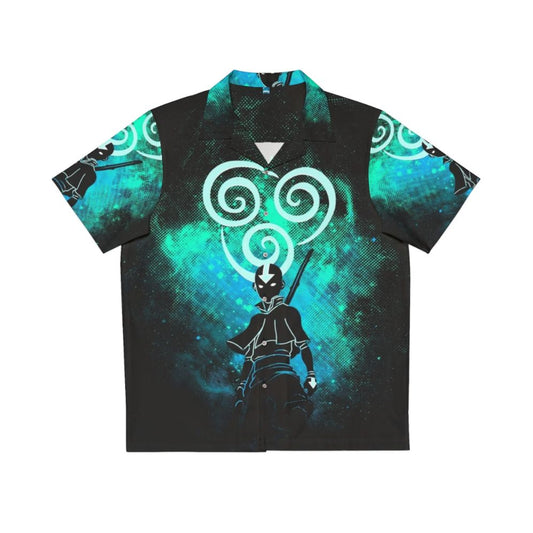 Air Art Hawaiian Shirt featuring Air Bender and The Last Airbender inspired design