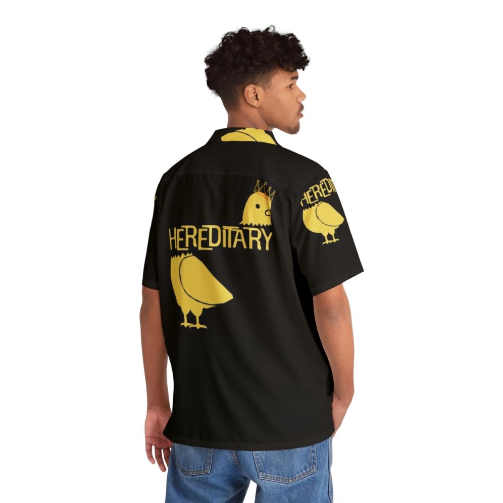 Hereditary Hawaiian Shirt with Horror Film Graphics - People Back