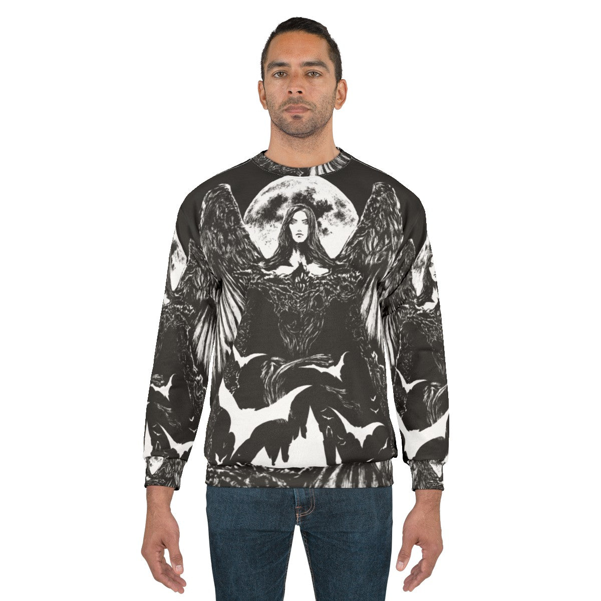 Night Flowing Gothic Vampire Sweatshirt - men