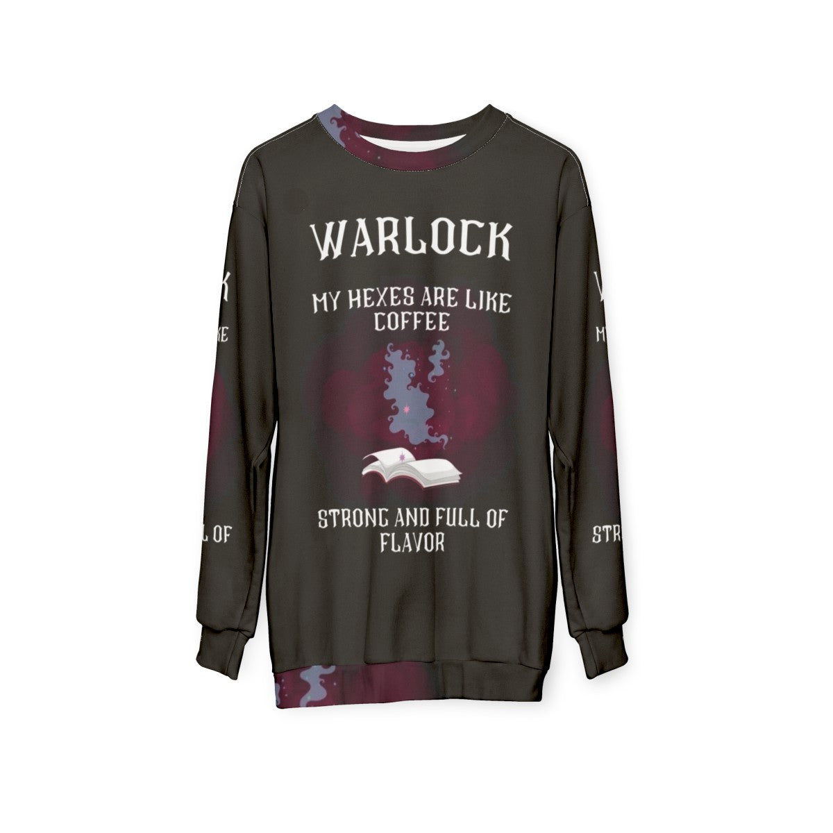 Warlock Sweatshirt - Fantasy Apparel for Gamers and Geeks - hanging