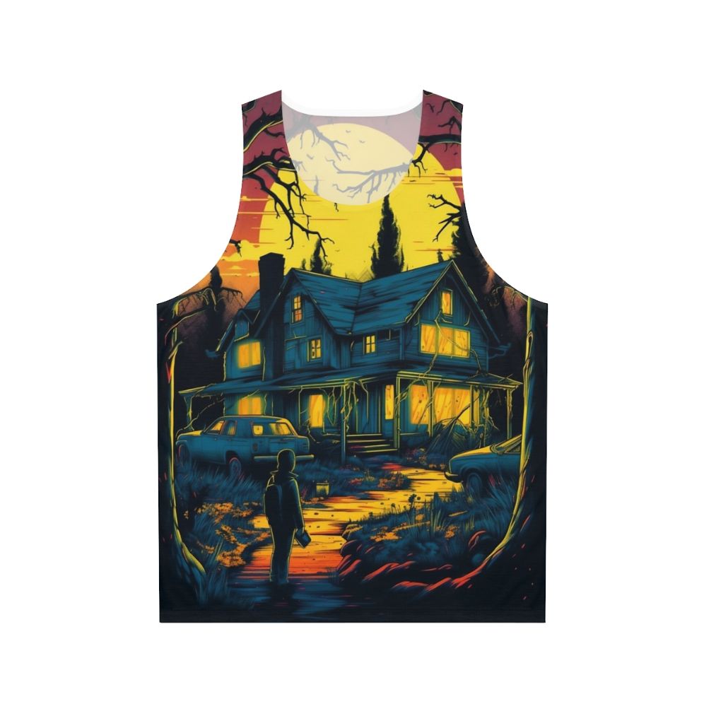 Vecna Manor Unisex Tank Top featuring Stranger Things inspired design