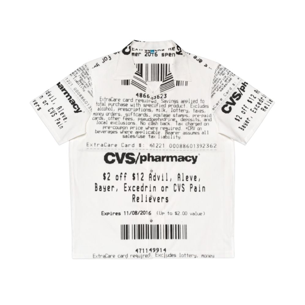 CVS Receipt Hawaiian Shirt - Patriotic and Unique Military Style