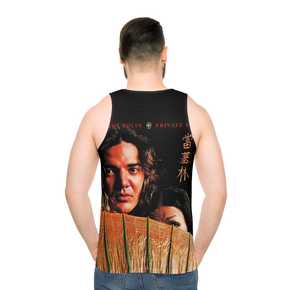 Tommy Bolin Private Eyes Unisex Tank Top - men back