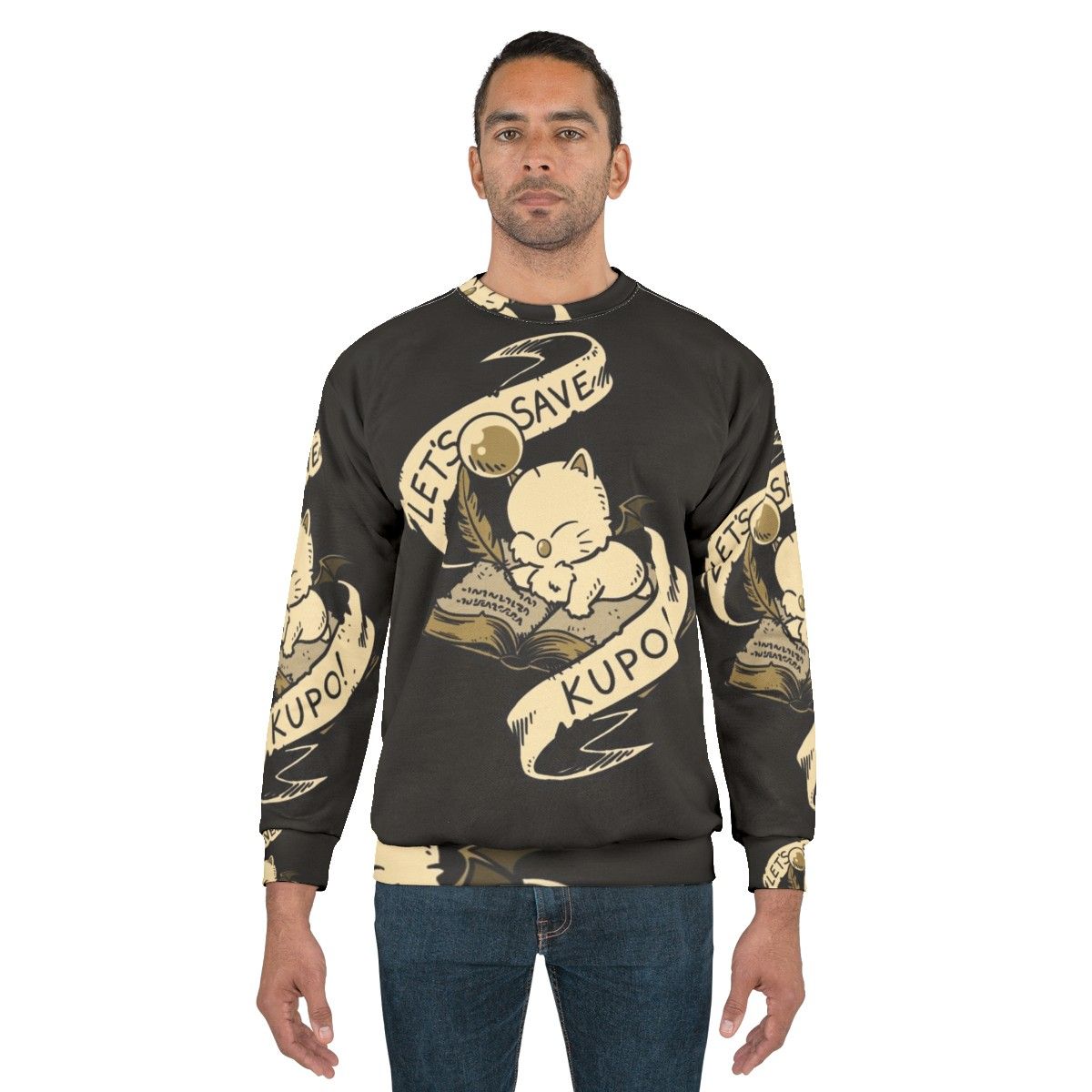 Let S Save Kupo Sweatshirt - Gaming & Anime Inspired Design - men