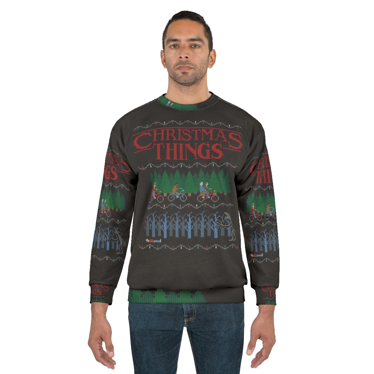 Christmas Things Stranger Things Inspired Sweatshirt - men