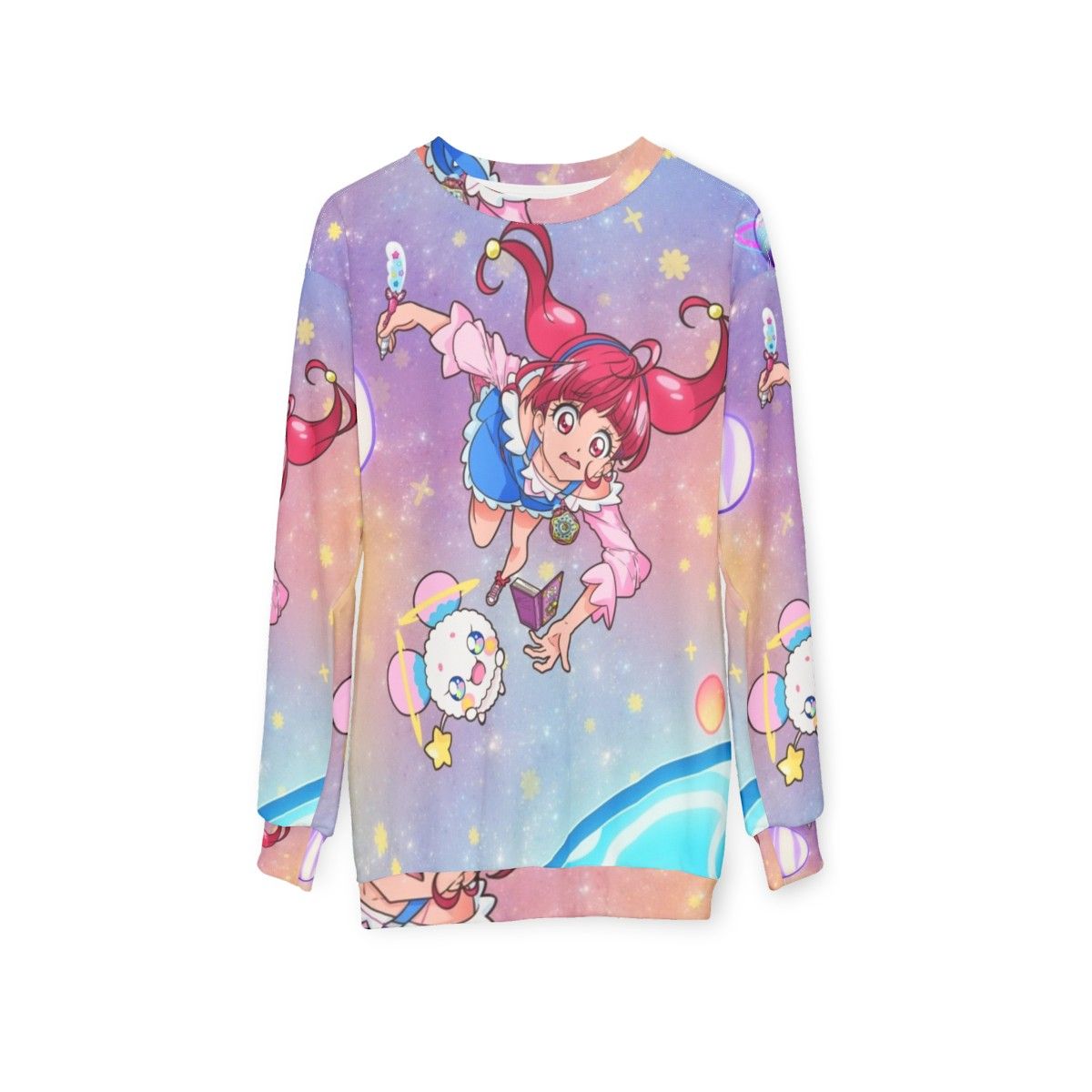 Star Twinkle Precure Anime Girl Sweatshirt - hanging