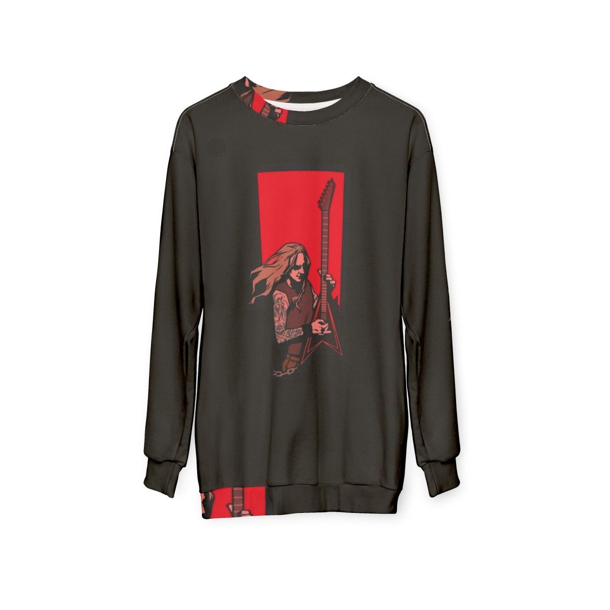 Alexi Laiho Children of Bodom Tribute Sweatshirt - hanging