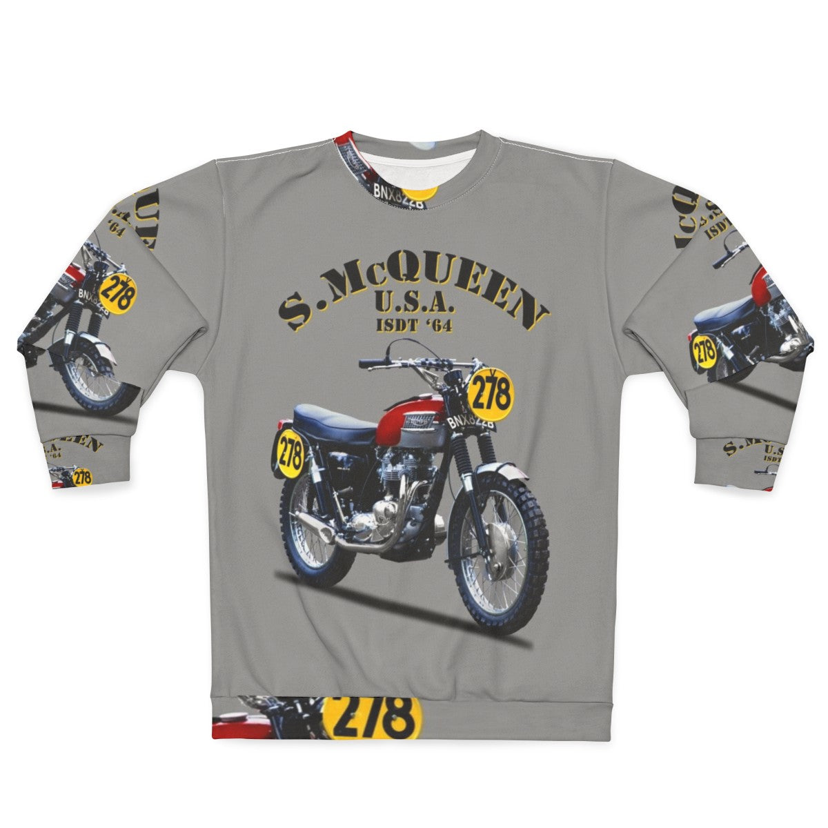 Classic Isdt Motorcycle 1964 Sweatshirt