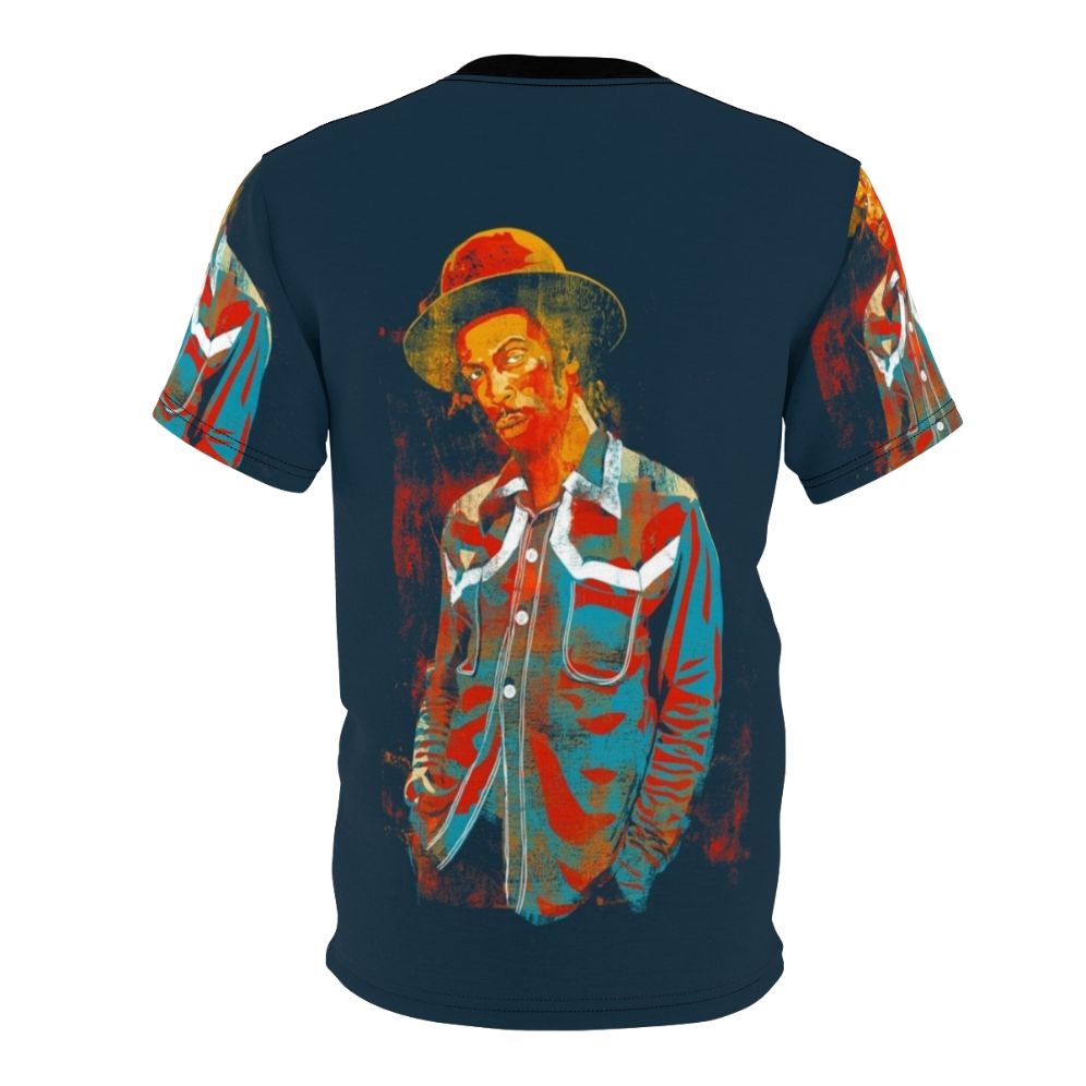 Reggae music-inspired Jamaican Cowboy t-shirt with Gregory Isaacs graphic - Back