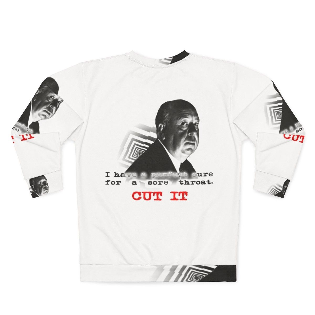 Alfred Hitchcock Cut It Sweatshirt - Back