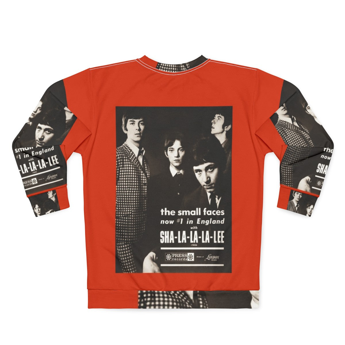 The Small Faces 60s Psychedelic Rock Sweatshirt - Back