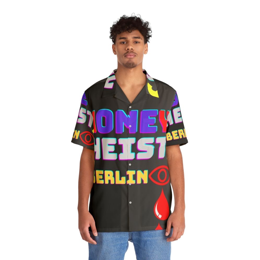 Risky Money Hawaiian Shirt - People Front