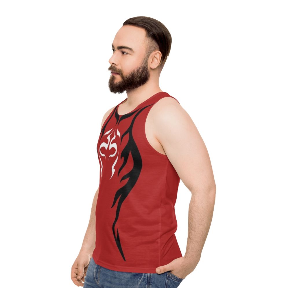 Tribal Togruta Star Wars Unisex Tank Top - men side