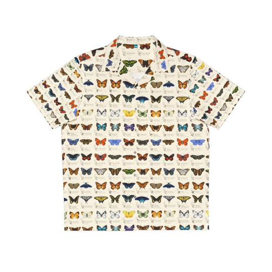 Butterflies of North America Hawaiian Shirt featuring a nature-inspired graphic design