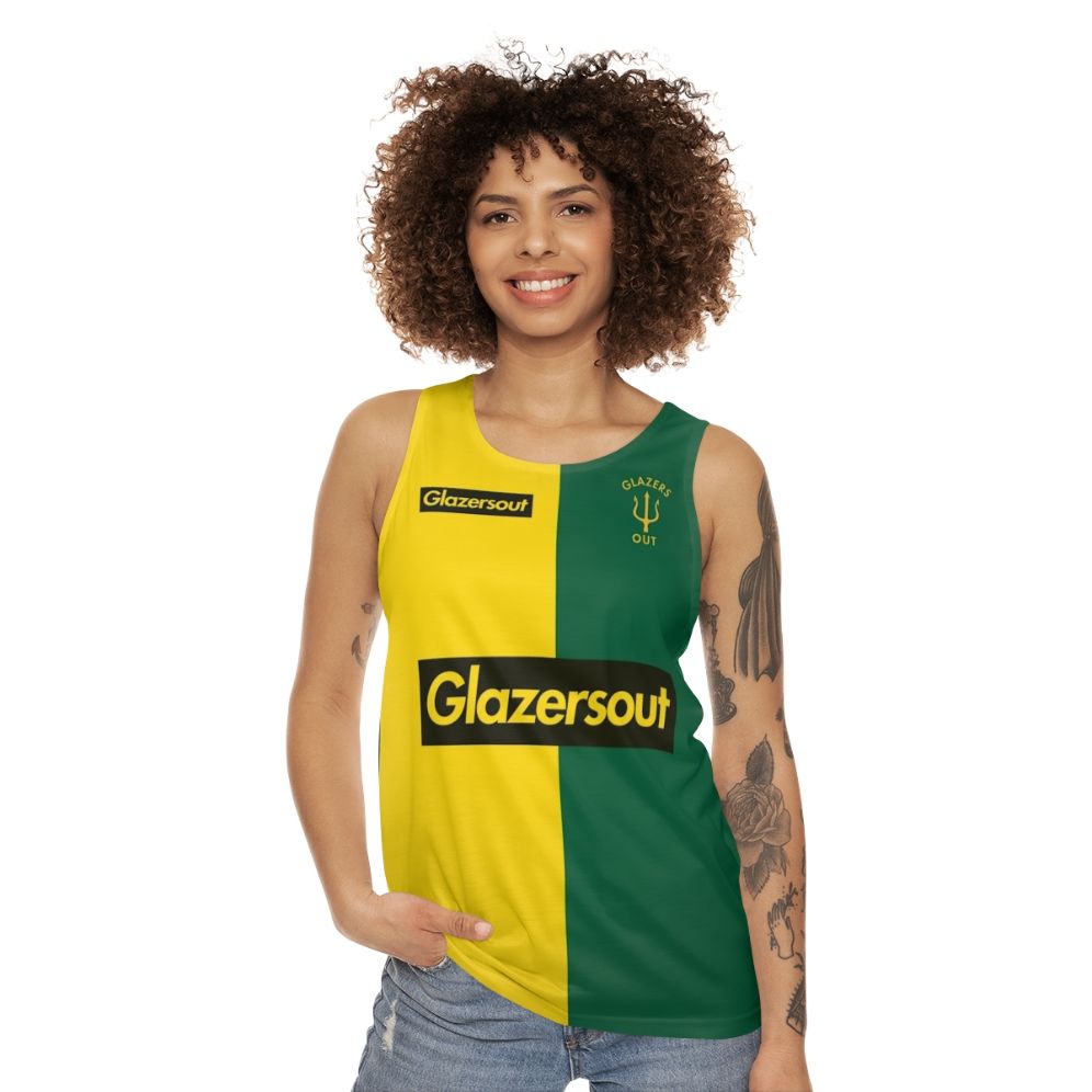 Manchester United "Glazers Out" Unisex Tank Top - women