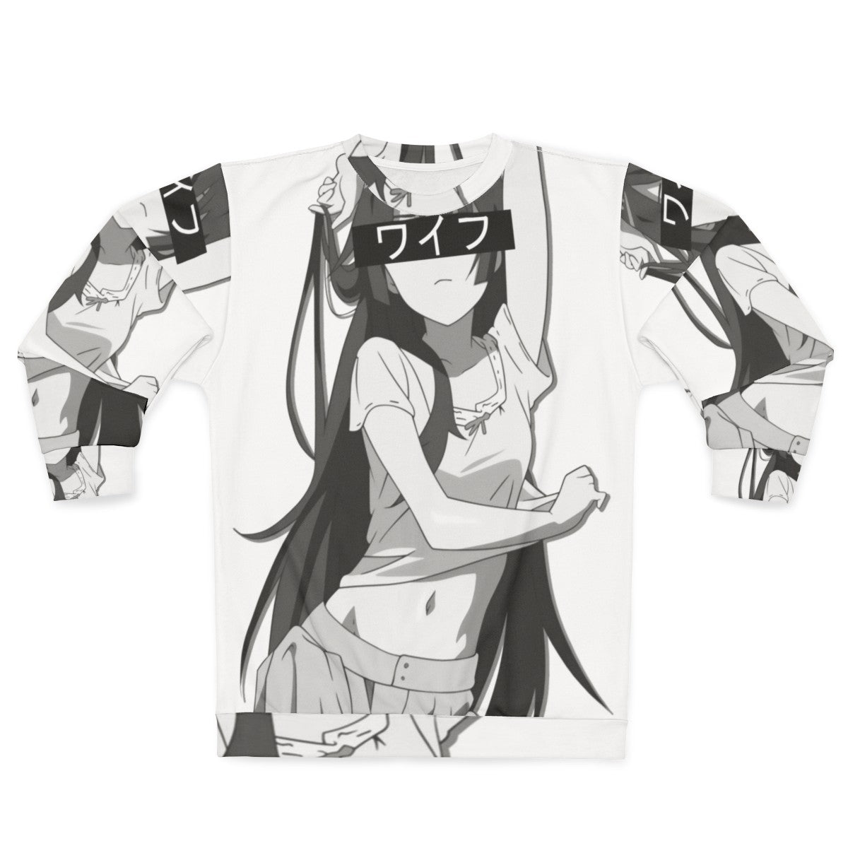 Senjougahara Hitagi Anime Waifu Sweatshirt