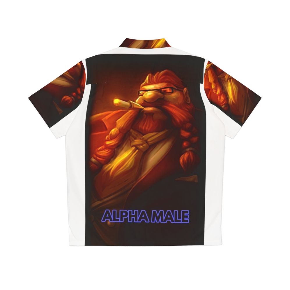 Gragas Alpha Male Hawaiian Shirt - Back