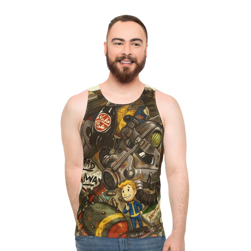 Fallout Wasteland Cache Unisex Tank Top - men