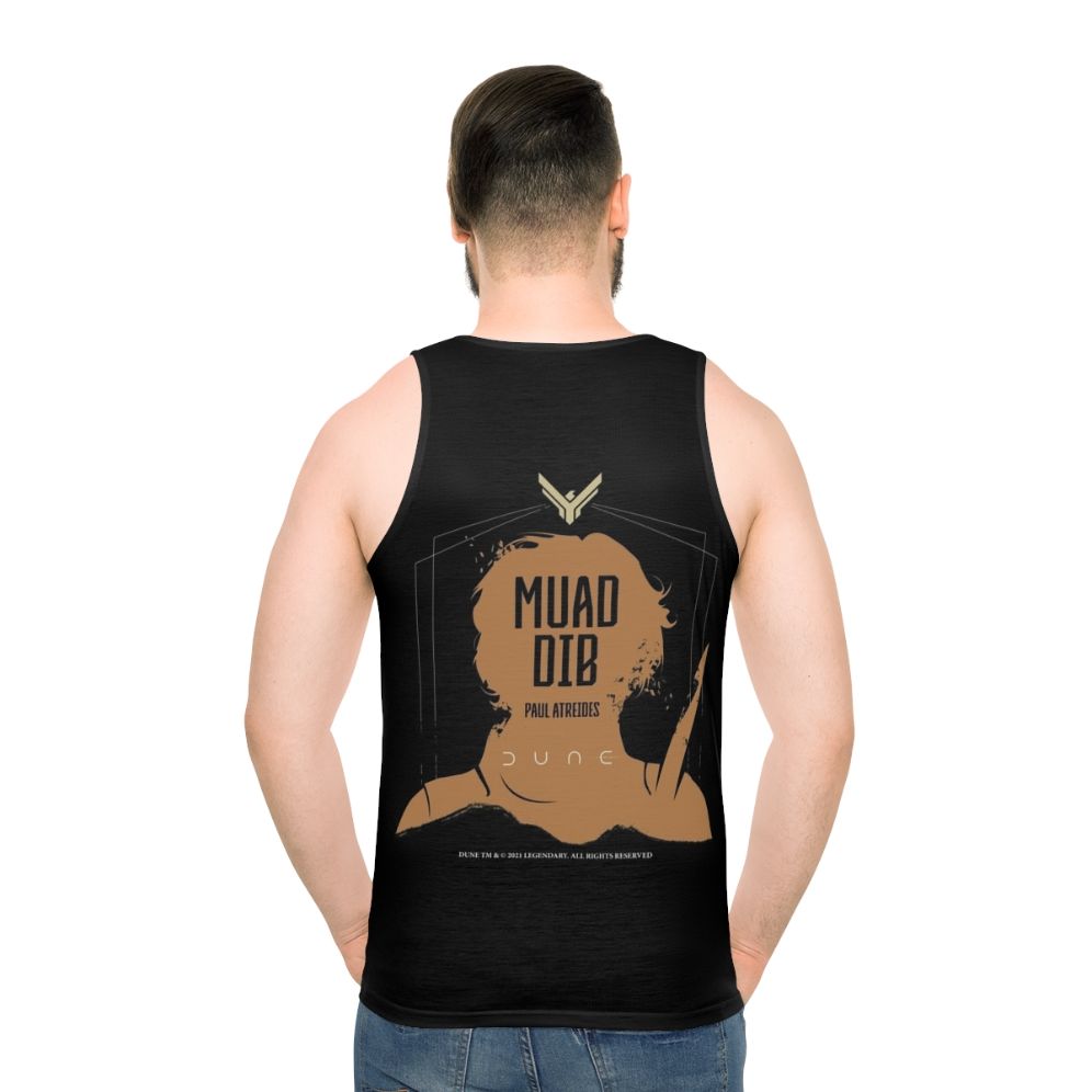 Dune Paul Atreides Muad'Dib Unisex Tank Top - men back