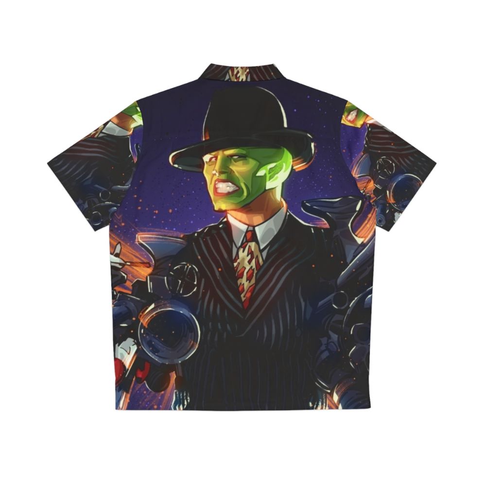 The Mask Hawaiian Shirt featuring Jim Carrey in the iconic superhero comedy - Back