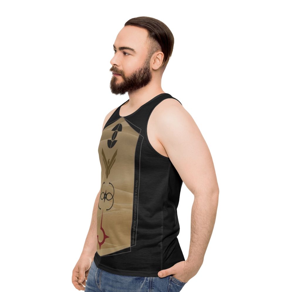 Dune movie house art unisex tank top - men side