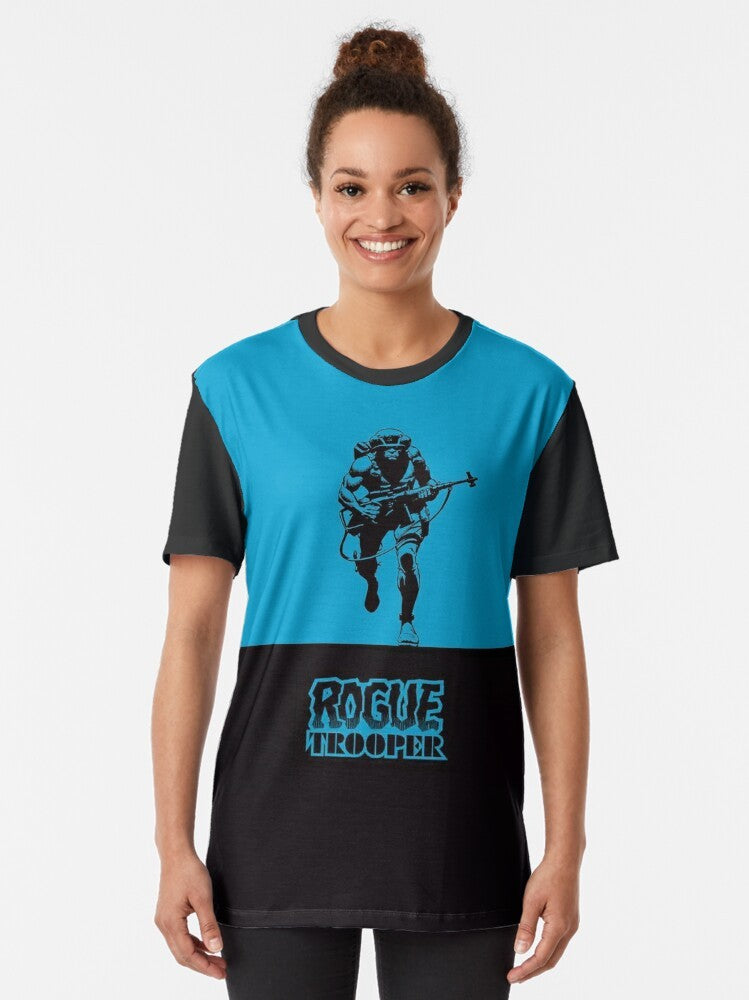 Rogue Trooper sci-fi character graphic on a t-shirt - Women