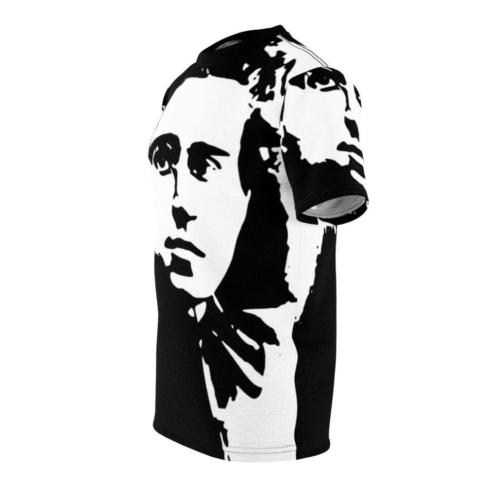 T-shirt featuring a portrait of Italian philosopher and political theorist Antonio Gramsci - men left