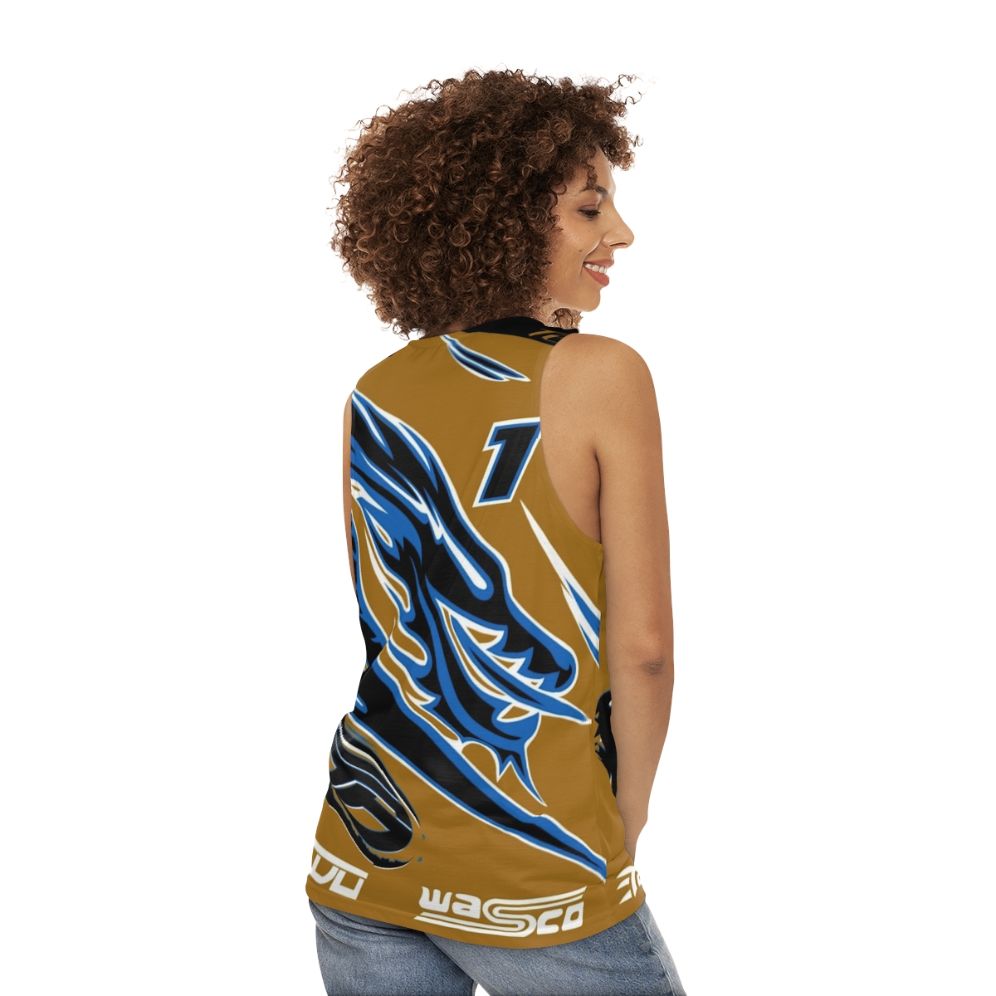 Synkro Unisex Hot Wheels Acceleracers Tank Top - women back