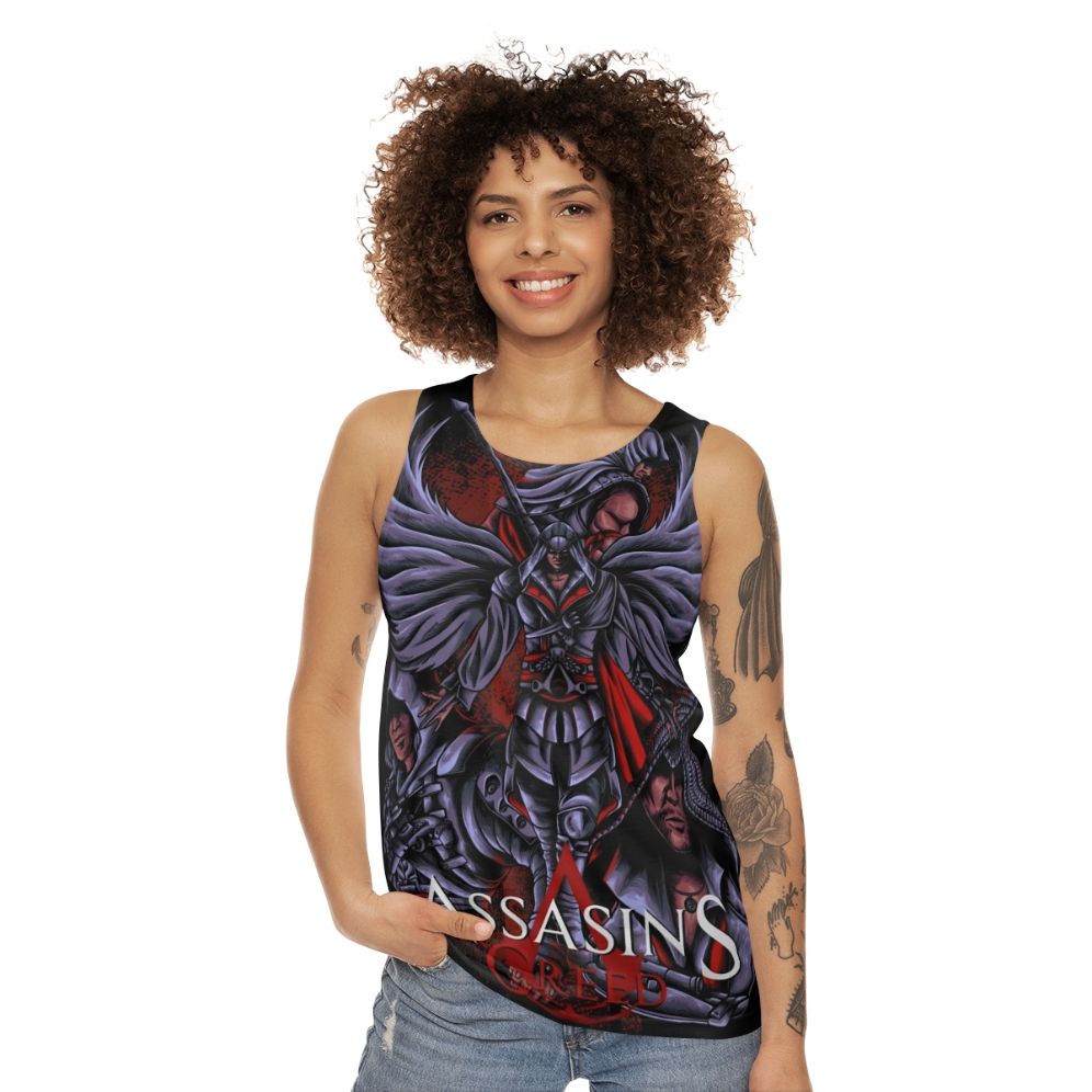 Assassin's Creed dark art unisex tank top - women