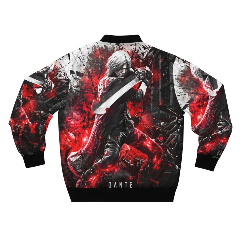 Devil May Cry 5 Dante Bomber Jacket - Cosplay-inspired outerwear featuring the iconic character Dante - Back