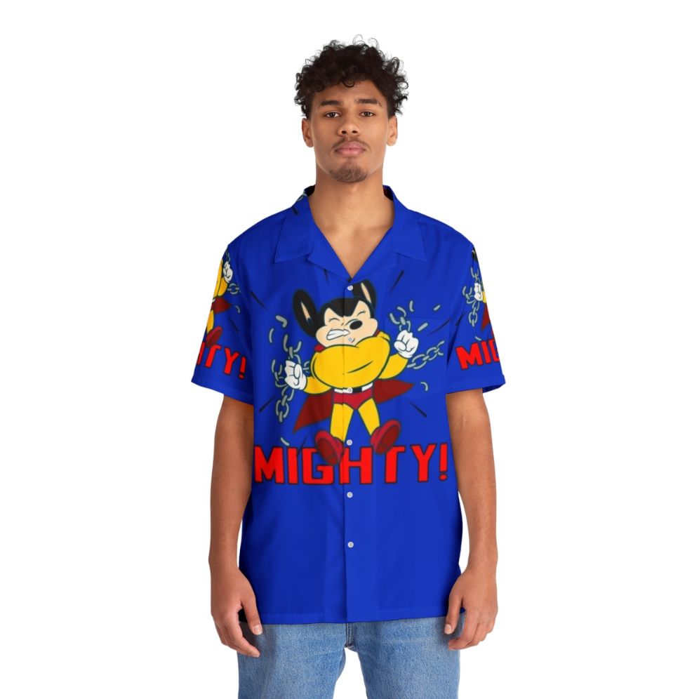 Mighty Hawaiian Superhero Shirt - People Front