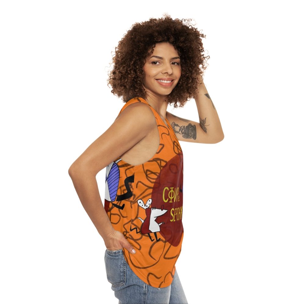 Proletarian Parasite Unisex Tank Top - women side