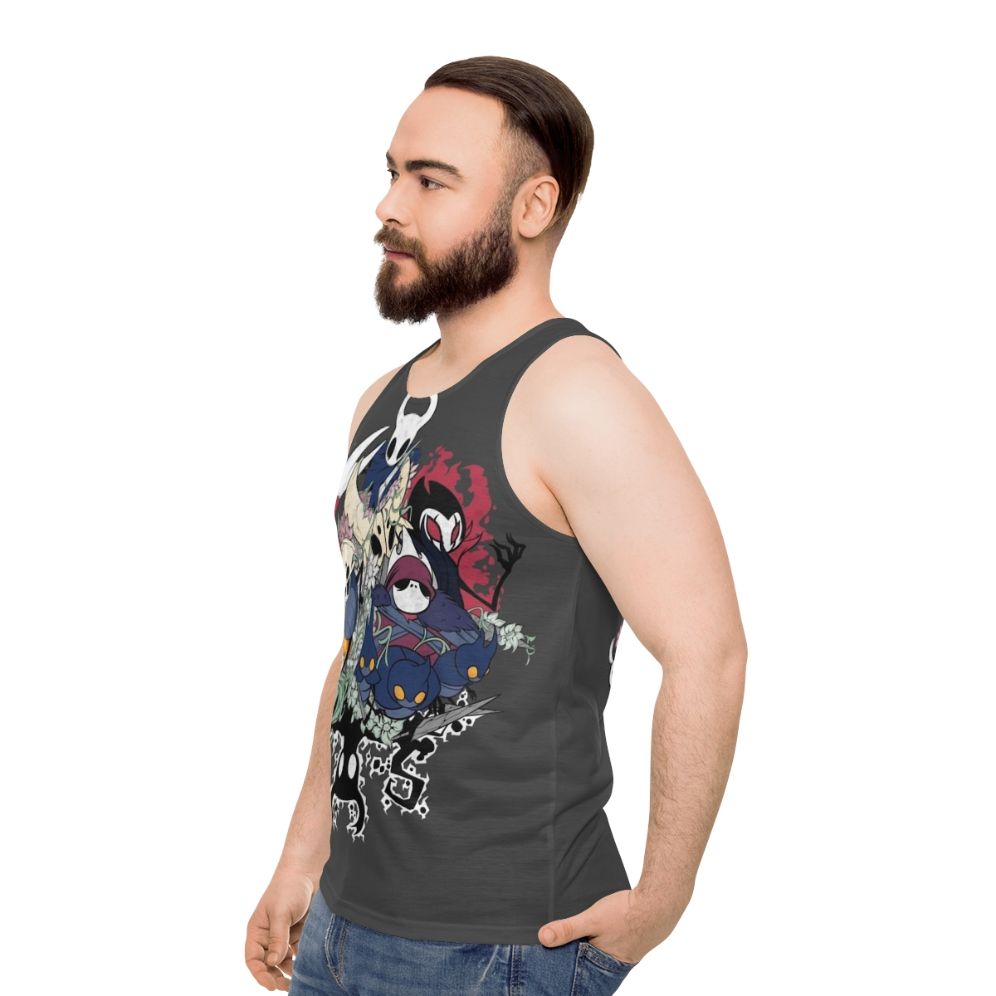 Hollow Knight Unisex Crew Neck Tank Top - men side