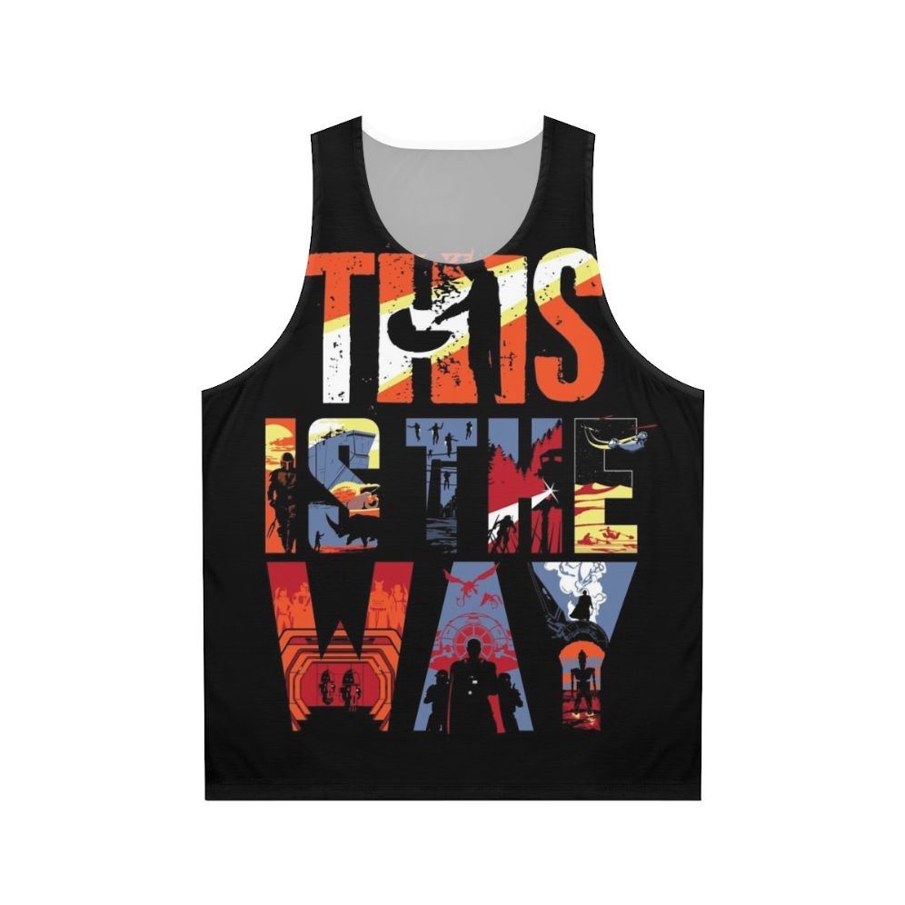 Mandalorian Star Wars Unisex Tank Top