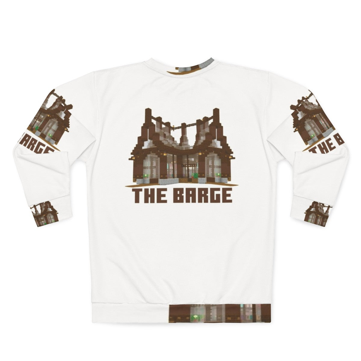 Grian's Barge Sweatshirt - Hermitcraft Inspired Clothing - Back