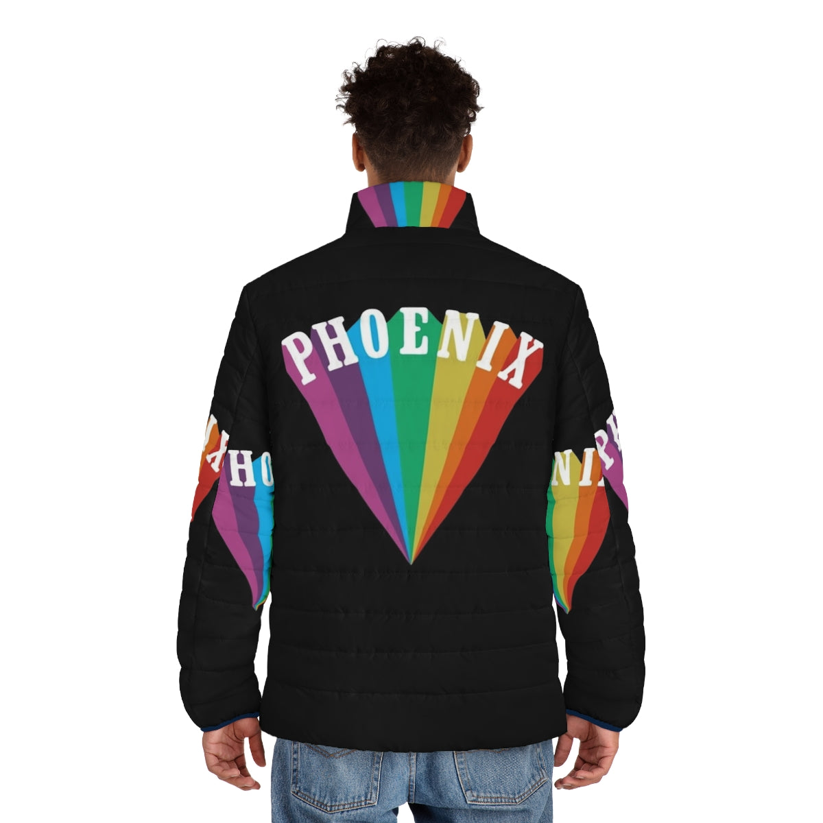 Phoenix Rainbow 2.0 Indie Puffer Jacket - men back