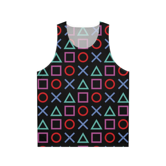 Gamer-Inspired Black Unisex Tank Top