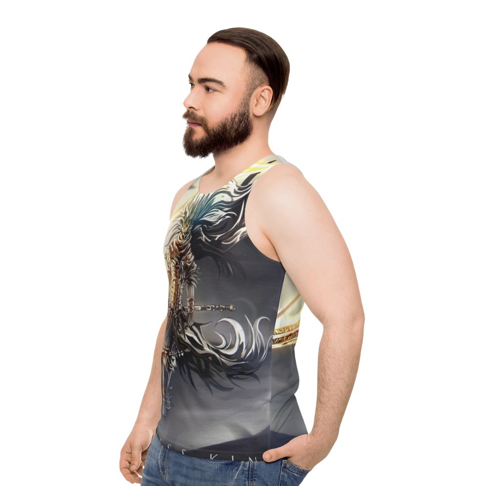 Nameless King Unisex Tank Top - men side