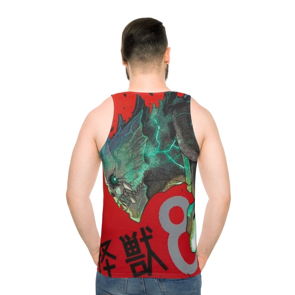 Kaiju No 8 Vol 1 Unisex Manga/Anime Inspired Tank Top - men back