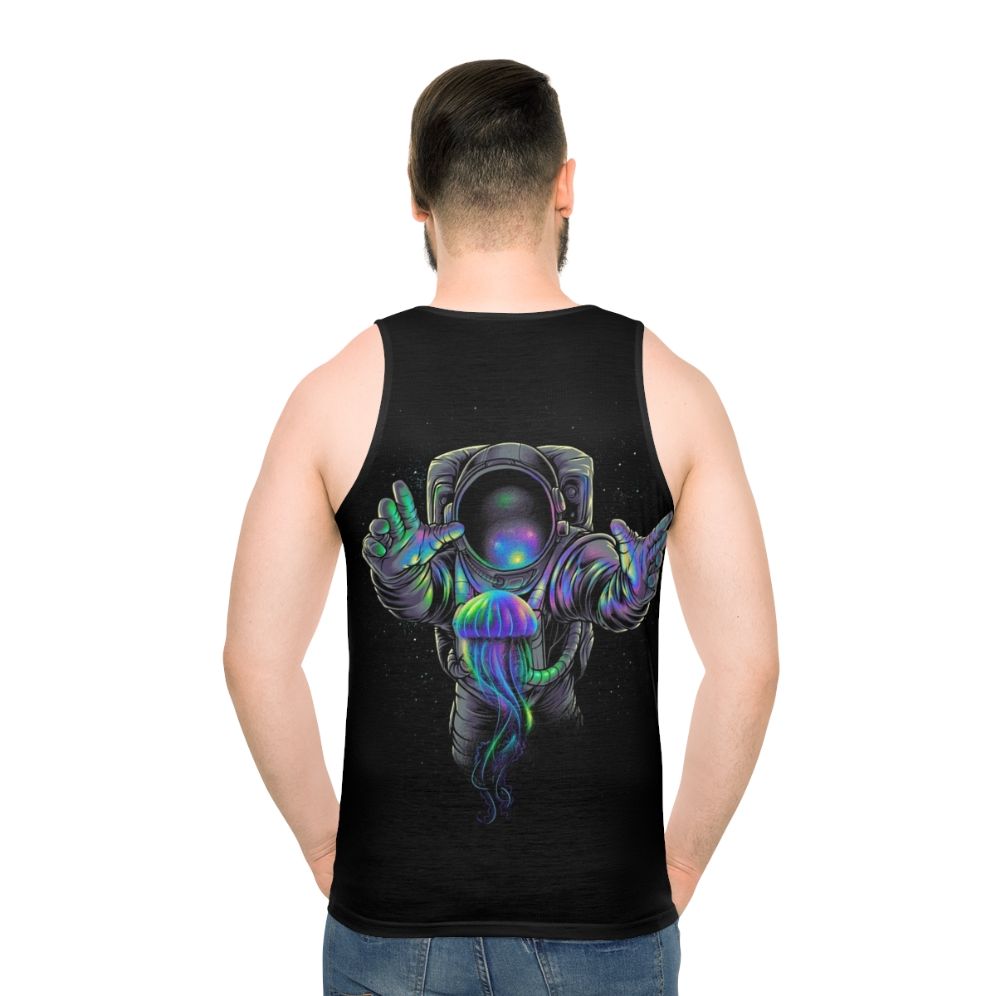 Unisex Galactic Space Astronaut Tank Top - men back