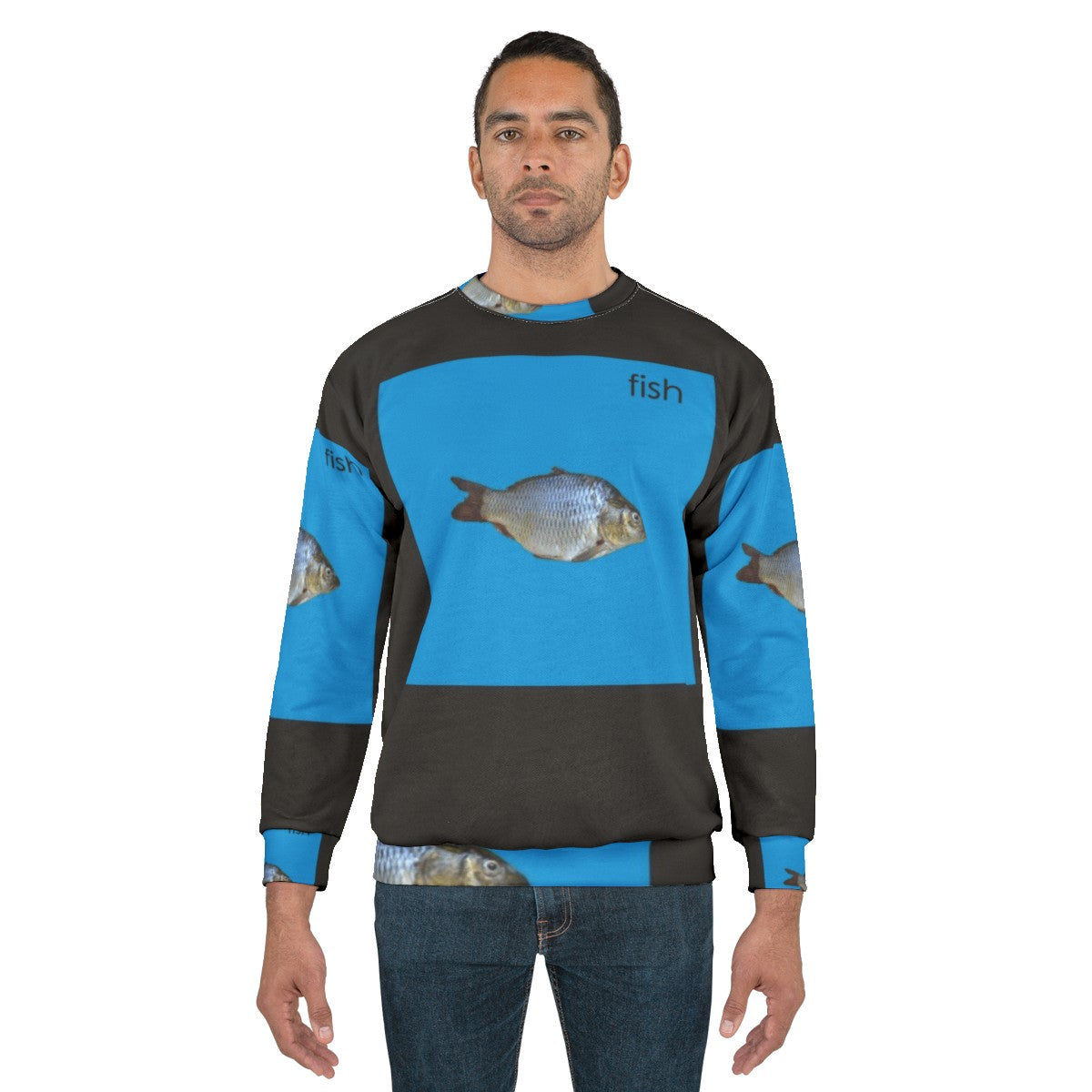 Fish Premium Graphic Weezer Sweatshirt - men