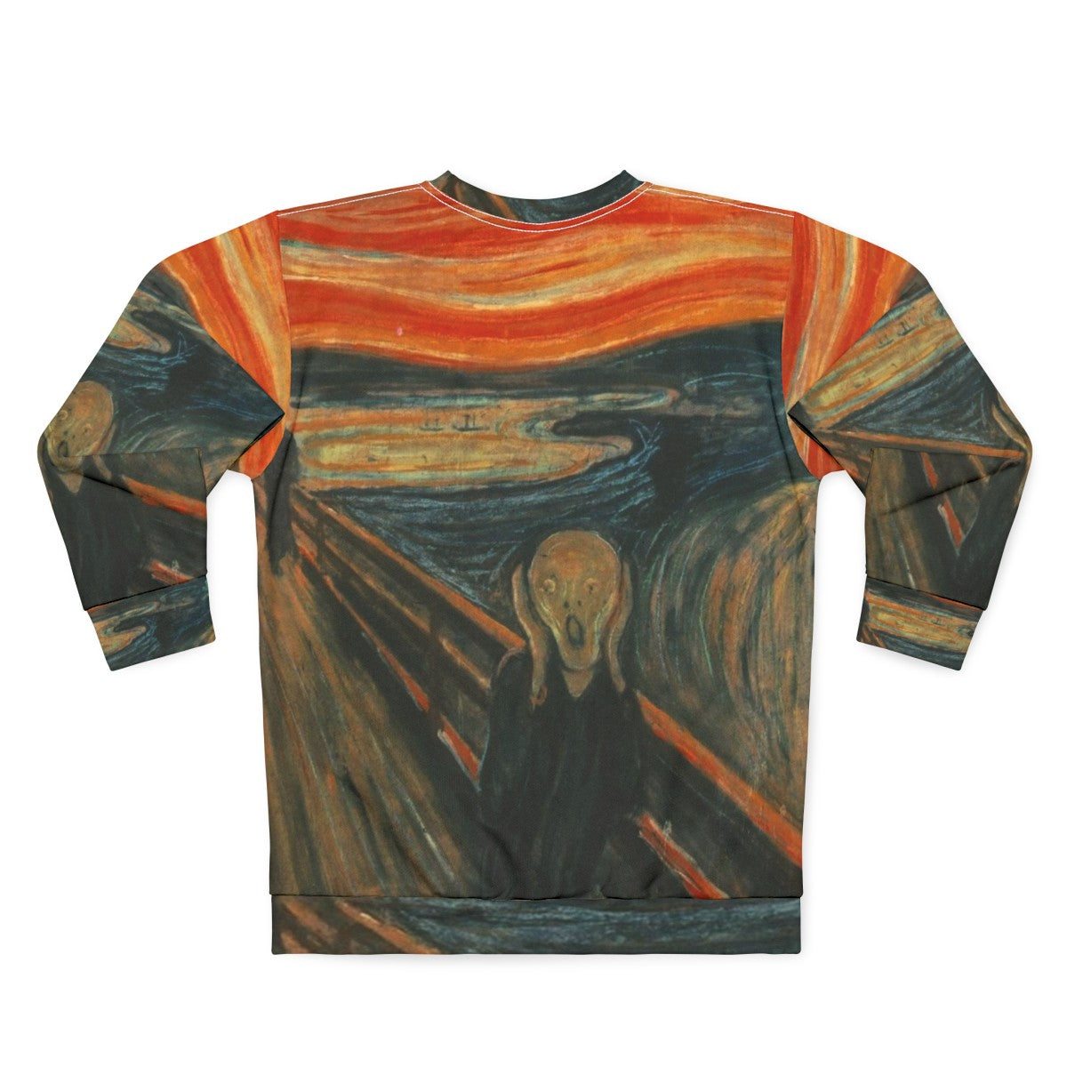 Edvard Munch 'The Scream' graphic design sweatshirt - Back