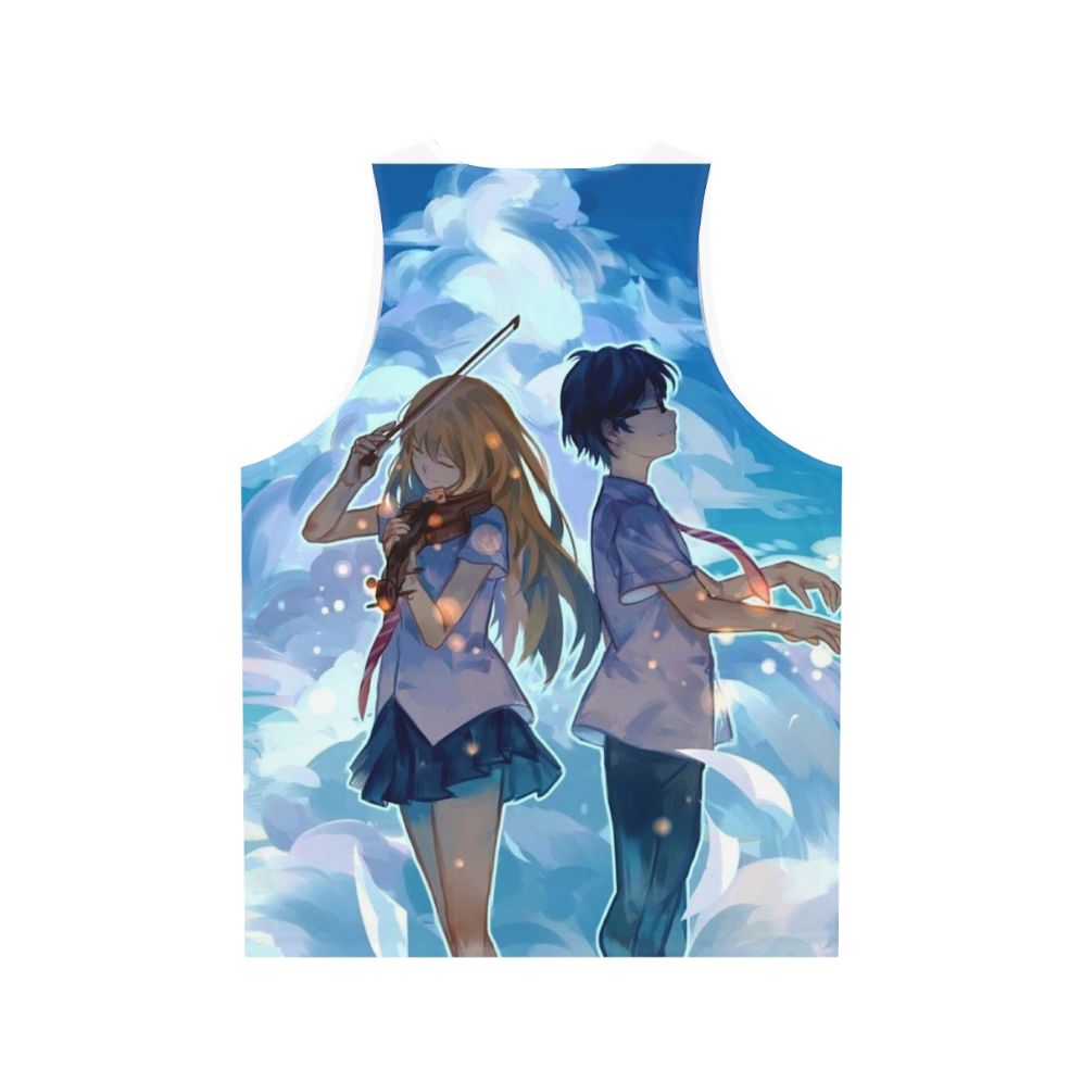 Your Lie in April Anime Unisex Tank Top - Back