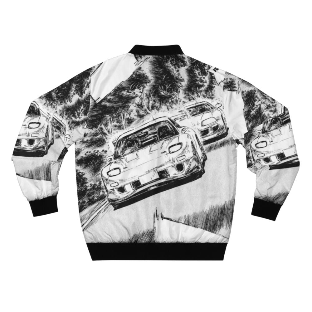 Initial D RX7 vs Supra V2 Bomber Jacket - Back